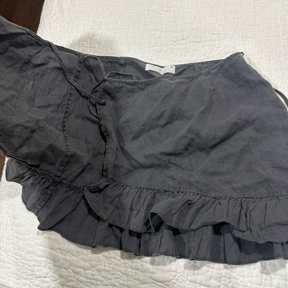 Anthropologie Gray Asymmetrical Skirt - Picture 3 of 3